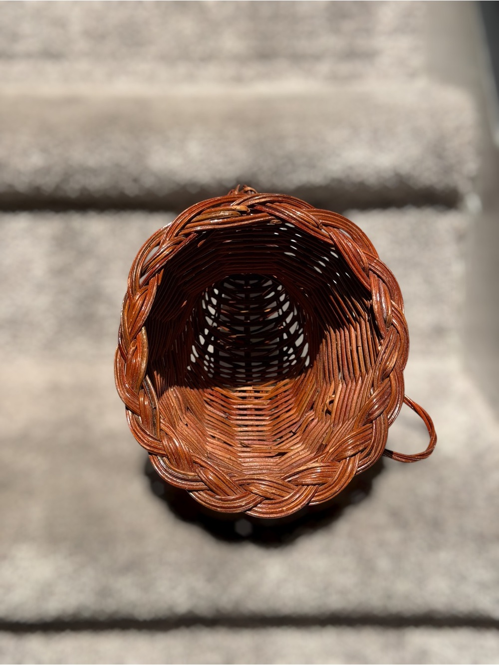 Vintage Wicker Cornucopia Horn of Plenty Basket Fall Thanksgiving Wall Decor - Picture 4 of 10
